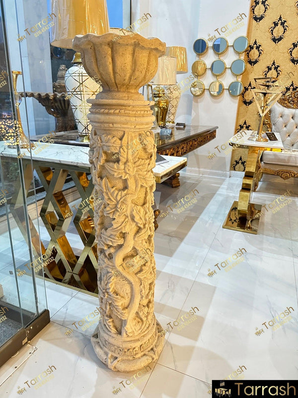 Dragon Stone Decorative Piller - TARRASH 